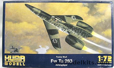 Huma Model 1/72 Focke Wulf Ta-283 - (FW283), 4003 plastic model kit